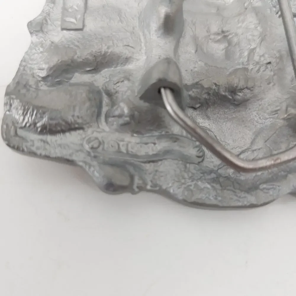 Ride Free Die Free A Way of Life Howdy Biker Belt Buckle Skull